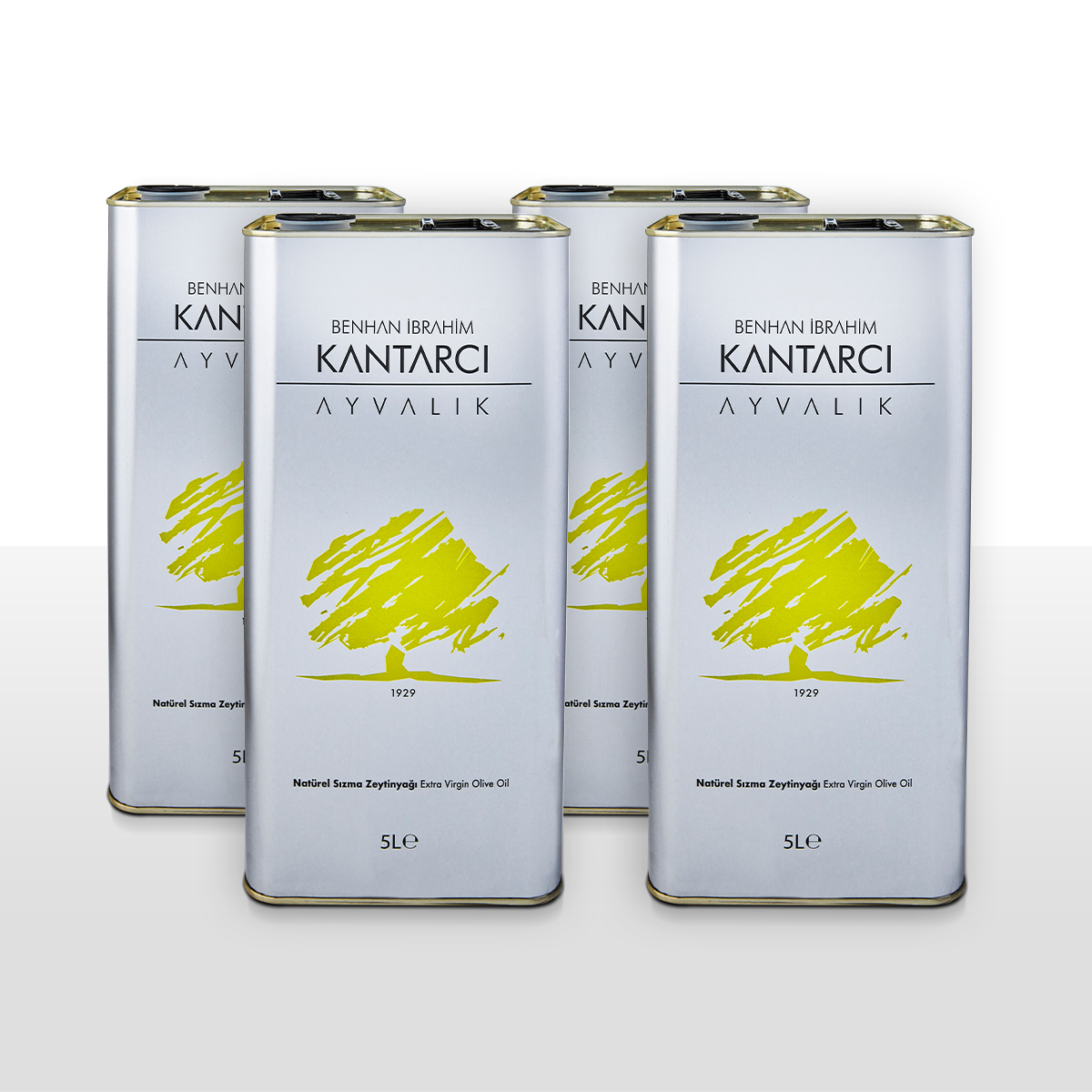 Natürel Sızma Zeytinyağı - Soğuk Sıkım, Olgun Hasat (2025-2026) 4'lü Set