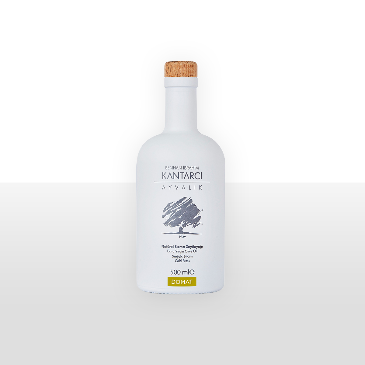 Natürel Sızma DOMAT Zeytinyağı 500 ml - Soğuk Sıkım (2025-2026)